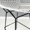 Mid-Century American Black & White Metal High Stools attributed to Bertoia for Knoll, 1960s, Set of 4 14
