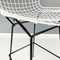 Taburetes altos estadounidenses Mid-Century de metal en blanco y negro atribuidos a Bertoia para Knoll, años 60. Juego de 4, Imagen 14