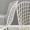 Mid-Century American Black & White Metal High Stools attributed to Bertoia for Knoll, 1960s, Set of 4, Image 9