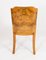 Antique Art Deco Burr Walnut Dining Table & Shaped Back Chairs, 1920s, Set of 7, Image 18