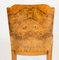 Antiker Art Deco Esstisch aus Wurzelholz & Stühlen mit Rückenlehne, 1920er, 7 . Set 19