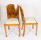 Antiker Art Deco Esstisch aus Wurzelholz & Stühlen mit Rückenlehne, 1920er, 7 . Set 12