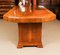 Antique Art Deco Burr Walnut Dining Table & Shaped Back Chairs, 1920s, Set of 7, Image 8