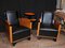 Art Deco Biedermeier Club Chairs, Set of 2 17