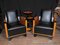 Art Deco Biedermeier Club Chairs, Set of 2 1