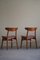 Danish Modern Model Ch30 Dining Chairs in Oak & Fabric attributed to Hans J. Wegner, 1960s, Set of 4 19
