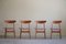 Danish Modern Model Ch30 Dining Chairs in Oak & Fabric attributed to Hans J. Wegner, 1960s, Set of 4 3