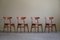 Danish Modern Model Ch30 Dining Chairs in Oak & Fabric attributed to Hans J. Wegner, 1960s, Set of 4 15
