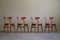 Danish Modern Model Ch30 Dining Chairs in Oak & Fabric attributed to Hans J. Wegner, 1960s, Set of 4, Image 15