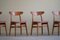 Danish Modern Model Ch30 Dining Chairs in Oak & Fabric attributed to Hans J. Wegner, 1960s, Set of 4 14