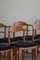 Dining Chairs in Bouclé attributed Henning Kjærnulf, 1960s, Set of 8 3