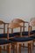 Dining Chairs in Bouclé attributed Henning Kjærnulf, 1960s, Set of 8, Image 3