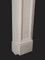 Antique English Statuary White Marble Fireplace Mantel, 1830 4