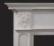Revestimiento de chimenea inglés antiguo de mármol blanco, 1830, Imagen 7