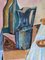 Servizio da tavolo, anni '50, Guazzo e acquerello, con cornice, Immagine 2