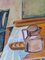 Servizio da tavolo, anni '50, Guazzo e acquerello, con cornice, Immagine 4