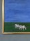 Cavalli bianchi, anni '50, dipinto ad olio, con cornice, Immagine 5