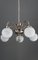 Art Deco Chandelier with Glass Shades, 1920s 6