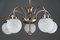Art Deco Chandelier with Glass Shades, 1920s 15