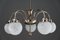 Art Deco Chandelier with Glass Shades, 1920s 14