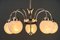 Art Deco Chandelier with Glass Shades, 1920s 19