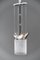 Art Deco Nickel-Plated Pendants with Glass Sticks, 1920s, Set of 3, Image 14