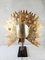 Large Brass and Agate Peacock Table Lamp attributed to Willy Daro, 1970s 11