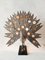 Large Brass and Agate Peacock Table Lamp attributed to Willy Daro, 1970s, Image 8