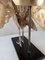Large Brass and Agate Peacock Table Lamp attributed to Willy Daro, 1970s, Image 12