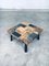 Brutalist Style Coffee Table in Slate Stone, 1970s, Image 7