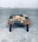 Brutalist Style Coffee Table in Slate Stone, 1970s 1