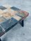 Brutalist Style Coffee Table in Slate Stone, 1970s 3