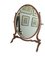 Espejo de tocador victoriano antiguo ovalado, Imagen 1