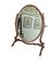 Miroir de Coiffeuse Ovale Antique Victorienne 1