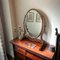 Espejo de tocador victoriano antiguo ovalado, Imagen 3