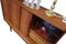 Danish Cabinet in Teak with Bar Cabinet and Sliding Doors 9
