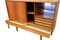 Danish Cabinet in Teak with Bar Cabinet and Sliding Doors 5