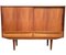 Danish Cabinet in Teak with Bar Cabinet and Sliding Doors 1