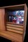 Danish Cabinet in Teak with Bar Cabinet and Sliding Doors 8