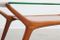 Mid-Century Italian Walnut & Glass Coffee Table by Ico Parisi 6