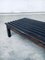 Vintage Low Slat Bench in Stained Pine, 1960s, Image 8