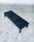 Vintage Low Slat Bench in Stained Pine, 1960s, Image 10