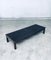 Vintage Low Slat Bench in Stained Pine, 1960s 20