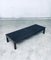Vintage Low Slat Bench in Stained Pine, 1960s, Image 20