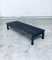 Vintage Low Slat Bench in Stained Pine, 1960s 14