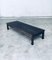 Vintage Low Slat Bench in Stained Pine, 1960s, Image 14
