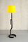 Modernist Floor Lamp in Wrought Iron, France, 1960s 1