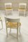 Dining Chairs in White Lacquered Wood and Wicker, Italy, 1980s, Set of 8 11