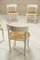 Dining Chairs in White Lacquered Wood and Wicker, Italy, 1980s, Set of 8, Image 11