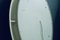 Espejo ovalado grande en blanco con retroiluminación, años 70, Imagen 13